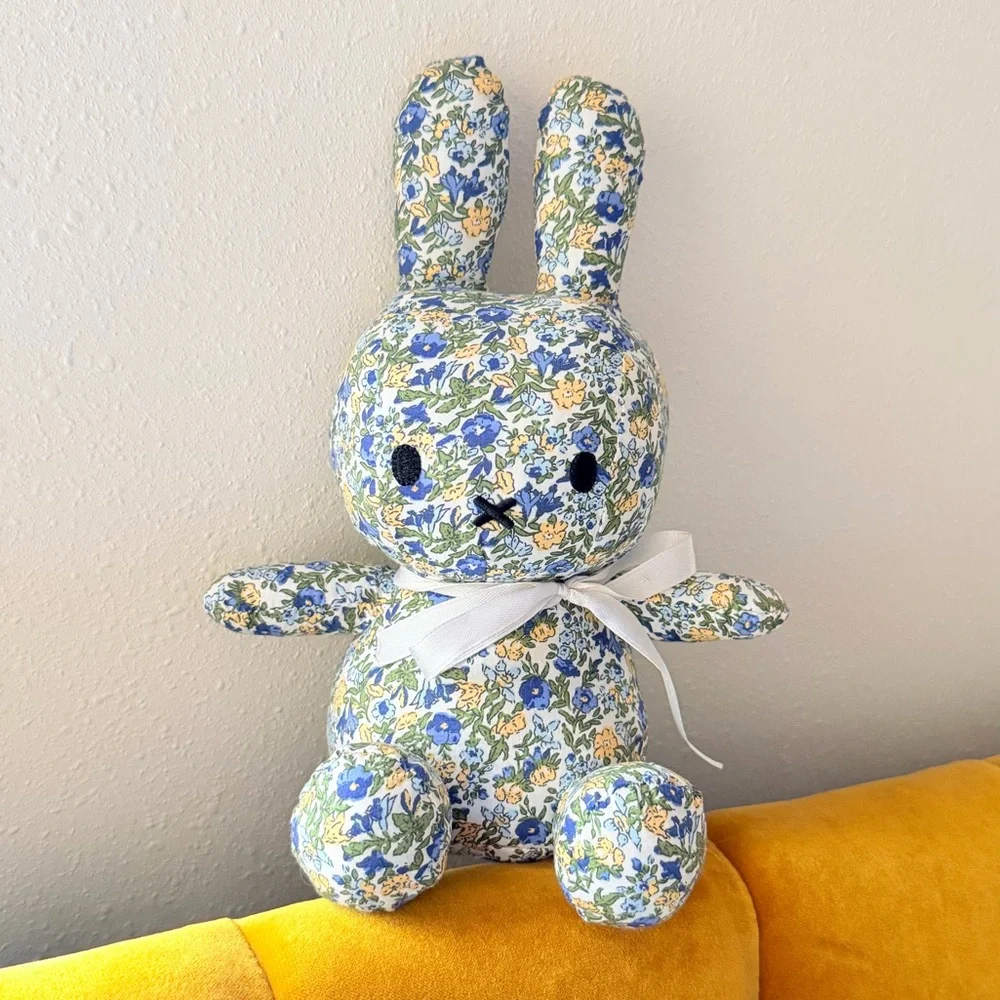 Miffy Ditsy Flower Garden Soft Toy Bunny